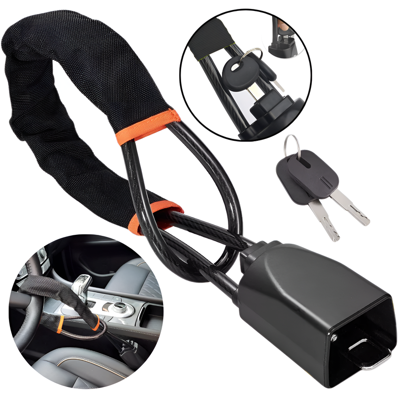 Lock-Car™ Cerradura Antirrobo Para Volante de Carro