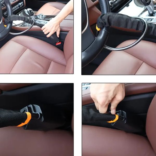 Lock-Car™ Cerradura Antirrobo Para Volante de Carro