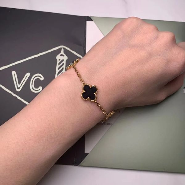 Línea de la Fortuna™ Pulsera Trébol de 4 Hojas 🍀 (1 Und)