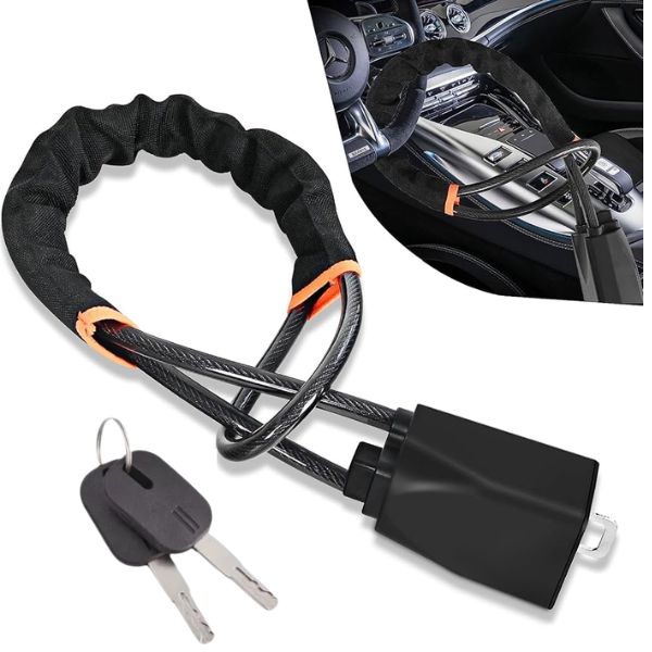 Lock-Car™ Cerradura Antirrobo Para Volante de Carro